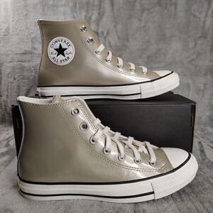 Converse Women's Chuck Taylor All Star 'Metallic - Light Gold' Shoes Womens‎ 6